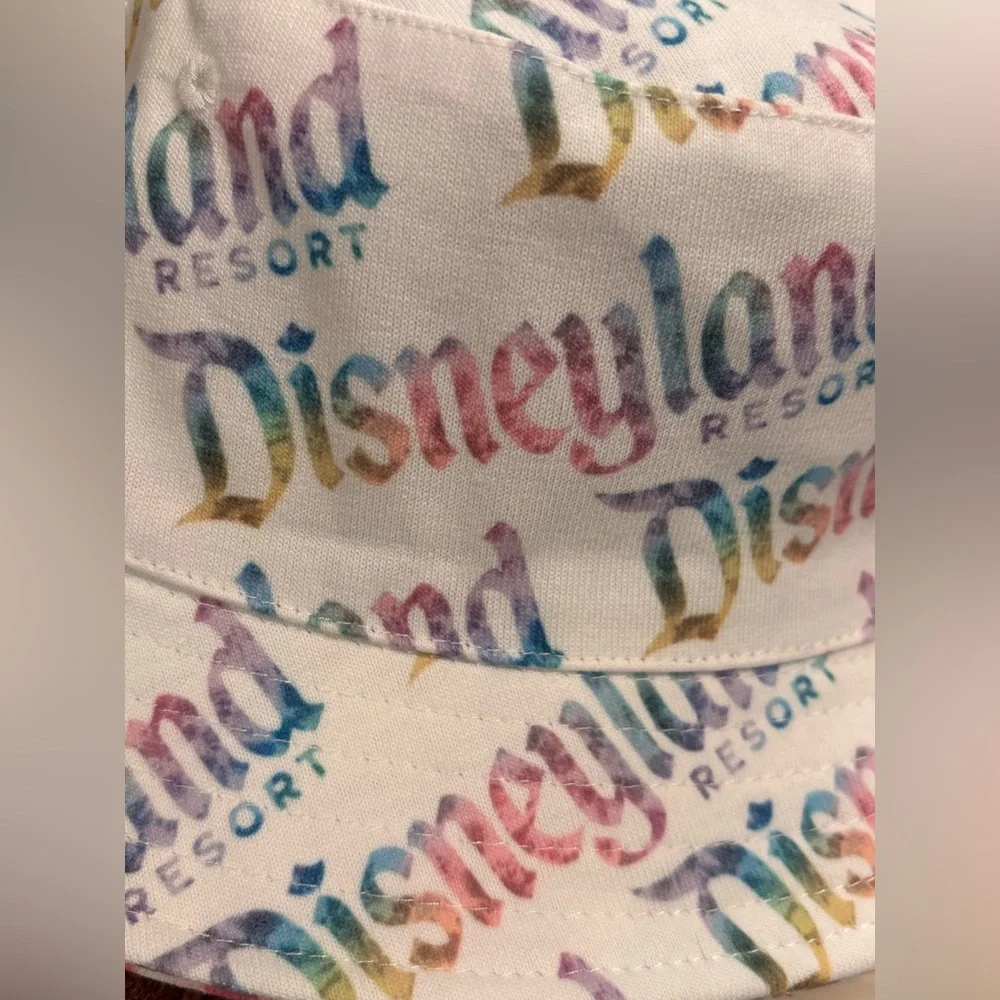 2024 Disney Parks Spirit Jersey Pastel Reversible Bucket Hat - New With Tags